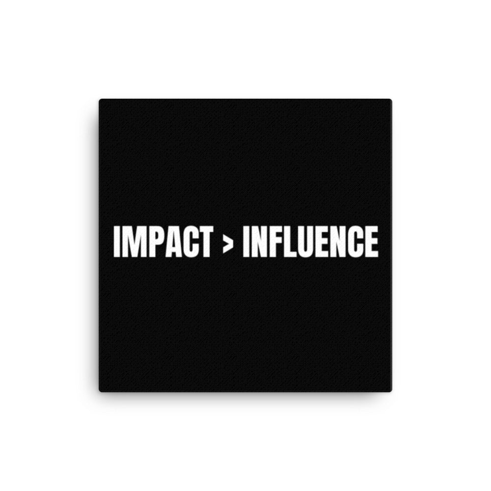 IMPACT > INFLUENCE Canvas