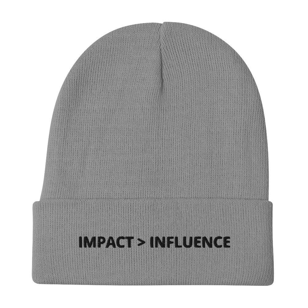 IMPACT > INFLUENCE Embroidered Beanie